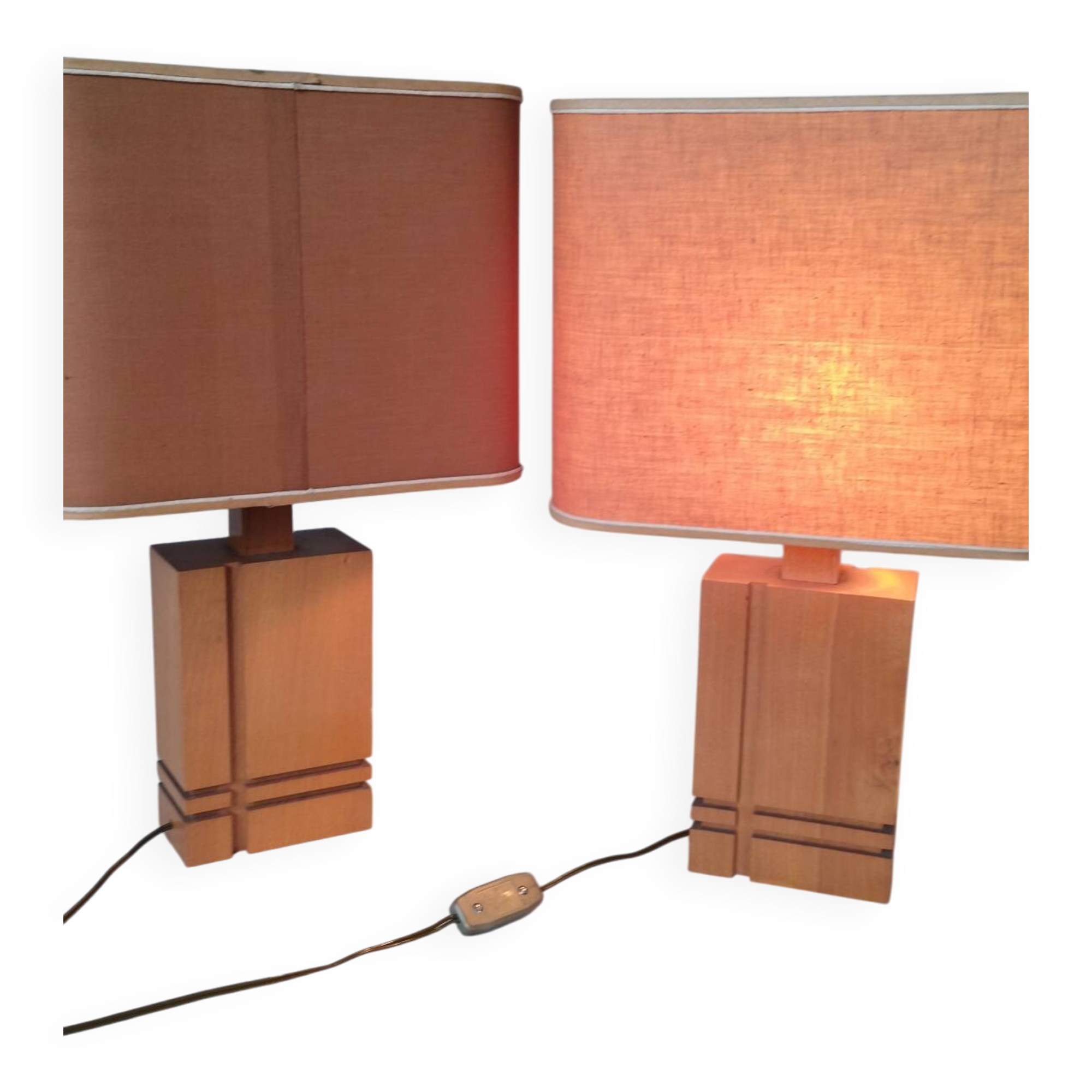 Wooden lamp 1970