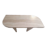 Travertine coffee table
