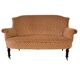 Vintage salmon pink sofa / two-seater