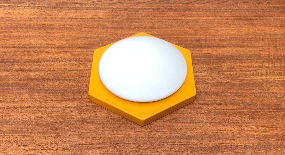 Vintage Space Age wall lamp by Rolf Krüger for Paul Neuhaus, 1970s