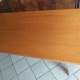 Solid walnut table circa 1980 with double patina