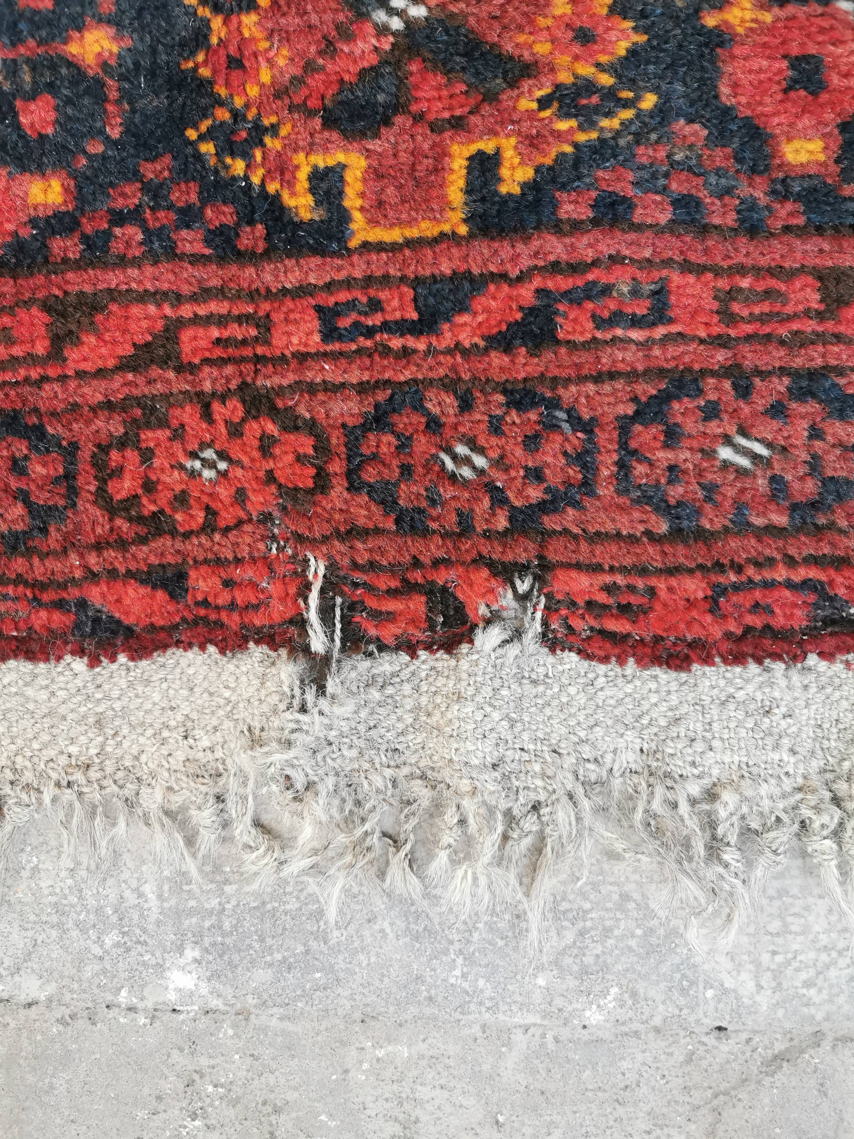 Large handmade Persian rug 310/230 cm