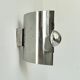 Vintage wall light, chrome metal, France, 1970.
