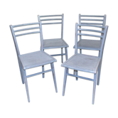 Lot de 4 chaise 1950 luterma peintes