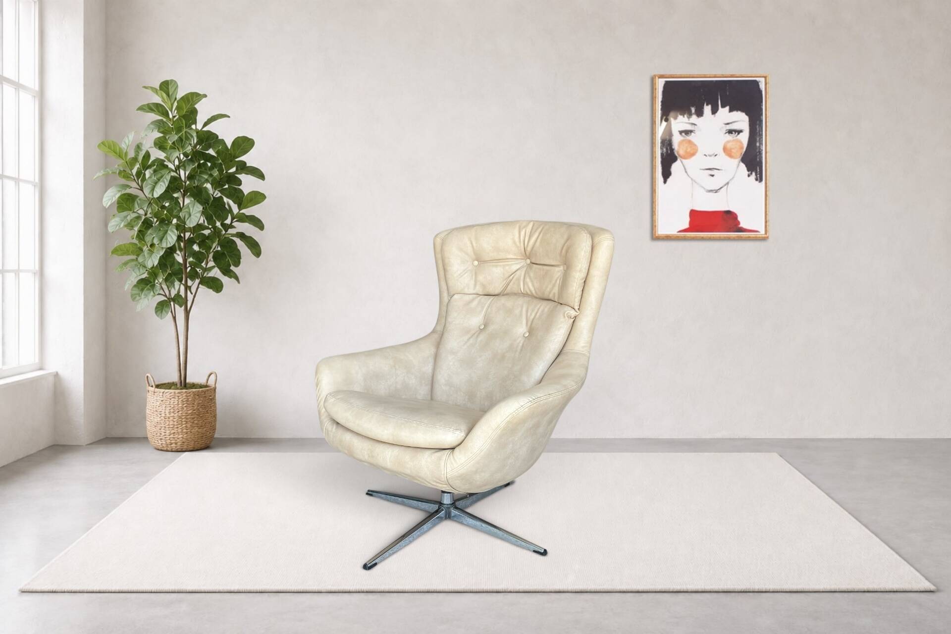 Overman Lounge Sessel Schalensessel - Designklassiker aus Schweden