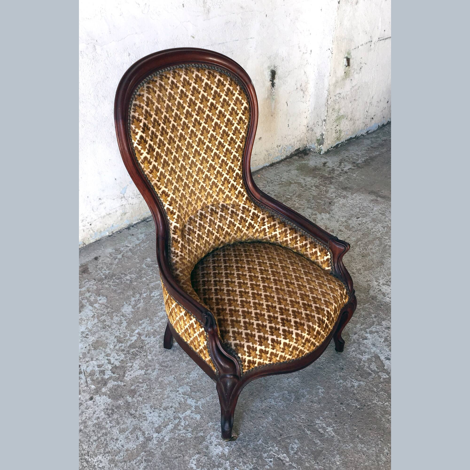 Futeuil bergère cabriolet style Louis XV