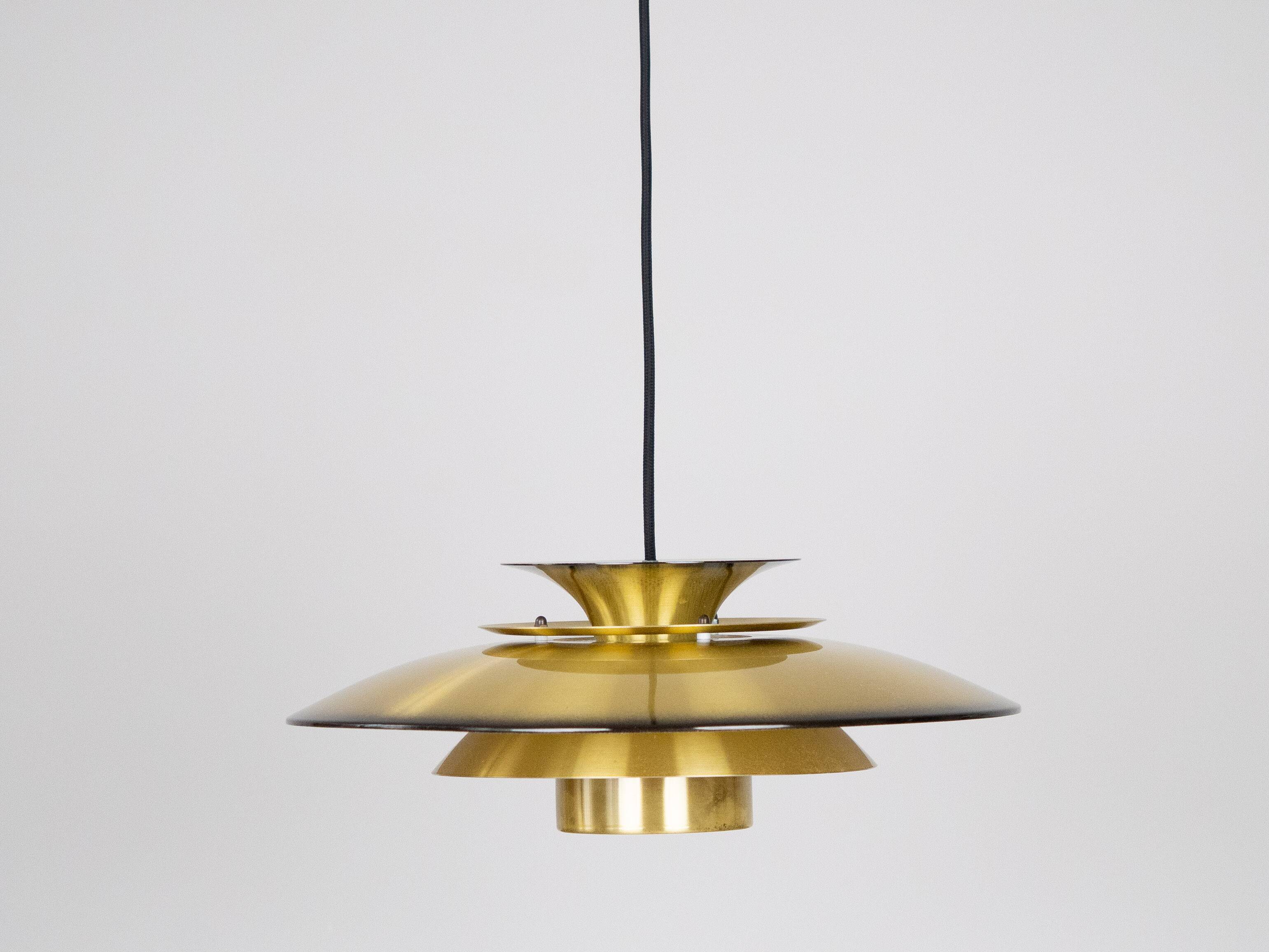 Lampe suspendue vintage danoise des années 1980