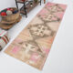 Brown & beige rug 301x91cm