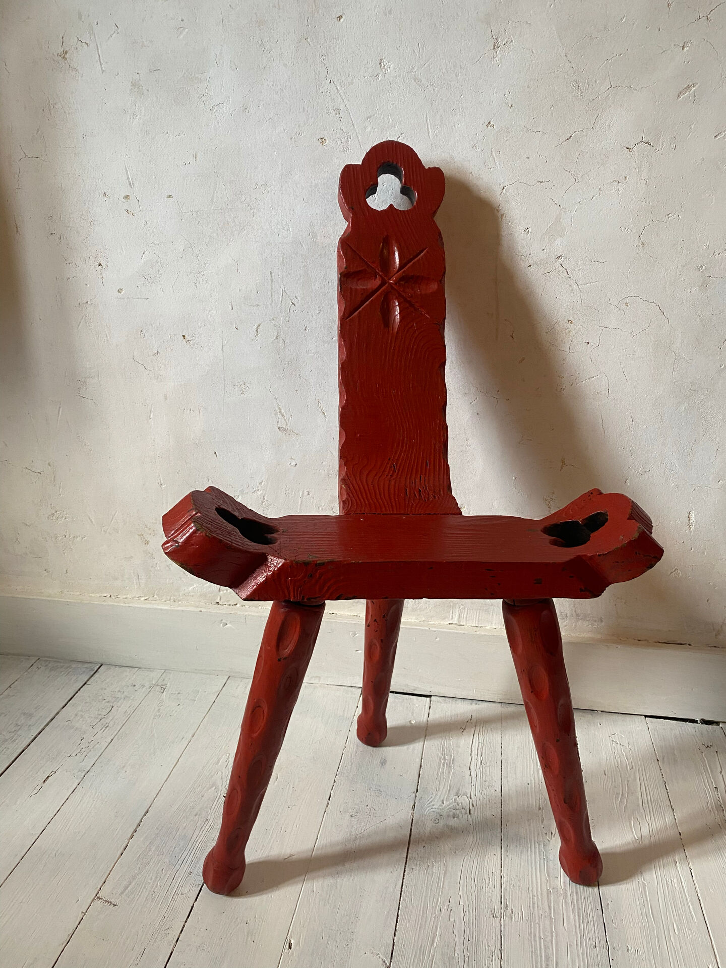 Chaise tripode vintage