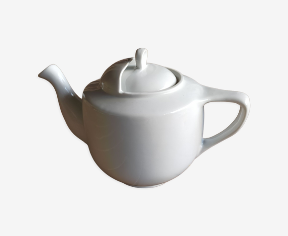 Théière porcelaine blanche