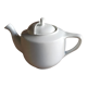 White porcelain teapot