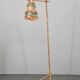 Rare Midcentury Floor Bambnoo and String Lamp, 1960s