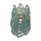 Mazzega “Spun Sugar” Murano Glass Wall Sconces – Italy, 1970s 3 Availa