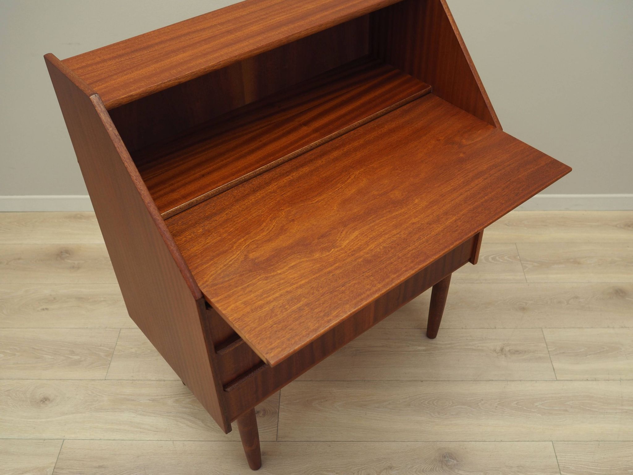 Mahogany secretary, Danish design, 1960s, manufacturer: Hanbjerg Møbelfabrik