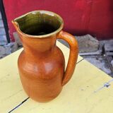 Ceramic pitcher from the Madoura plein feu workshop signed.