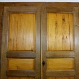 Paire de porte en bois du 18 eme siecle