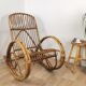Rocking-chair rotin 60'