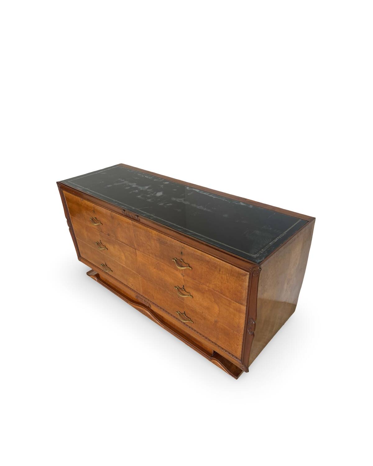 An art deco Italian chest of drawers, Italy 1950s