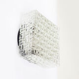 Square Flush Mount by Osvetlovaci Sklo Valasske Mezirici, 1960s