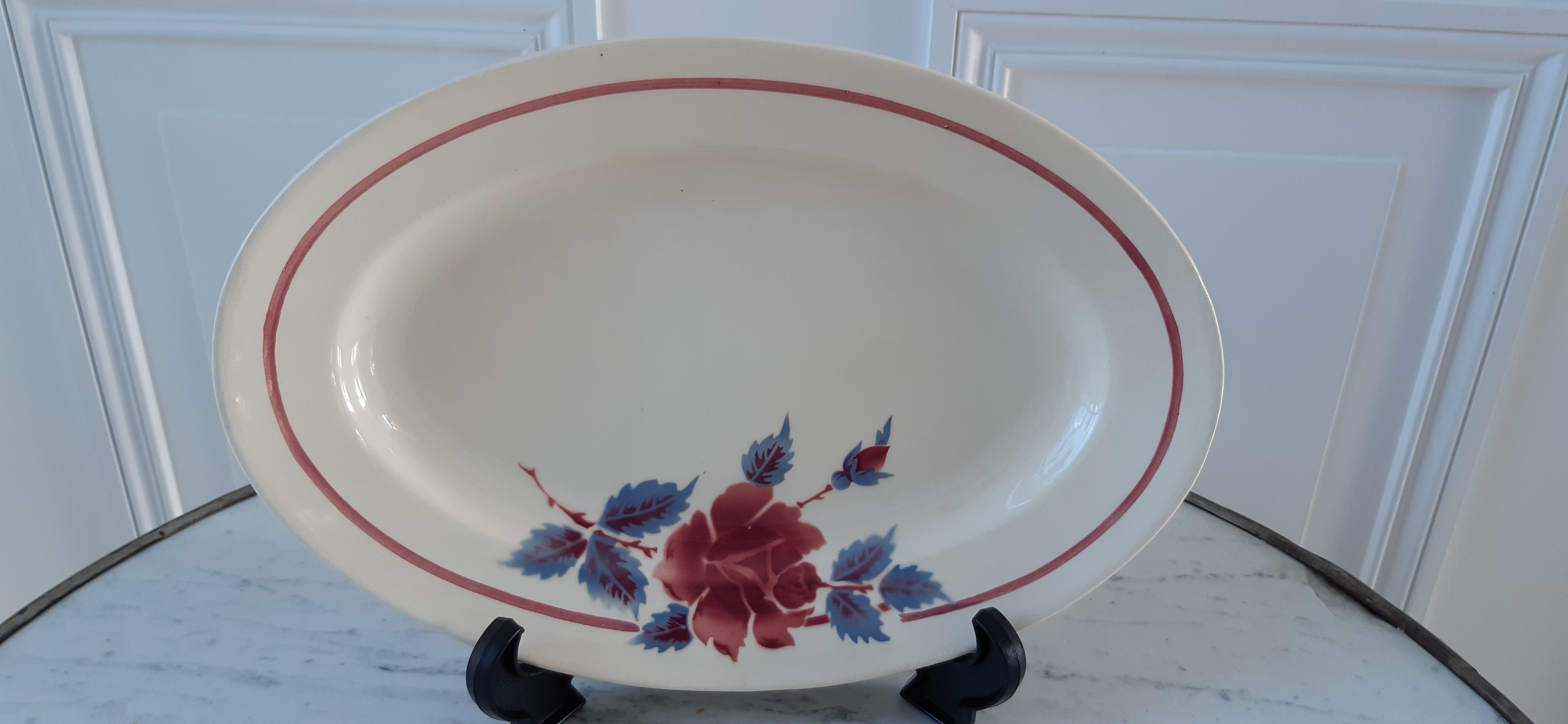 Plat oval Moulin des Loups