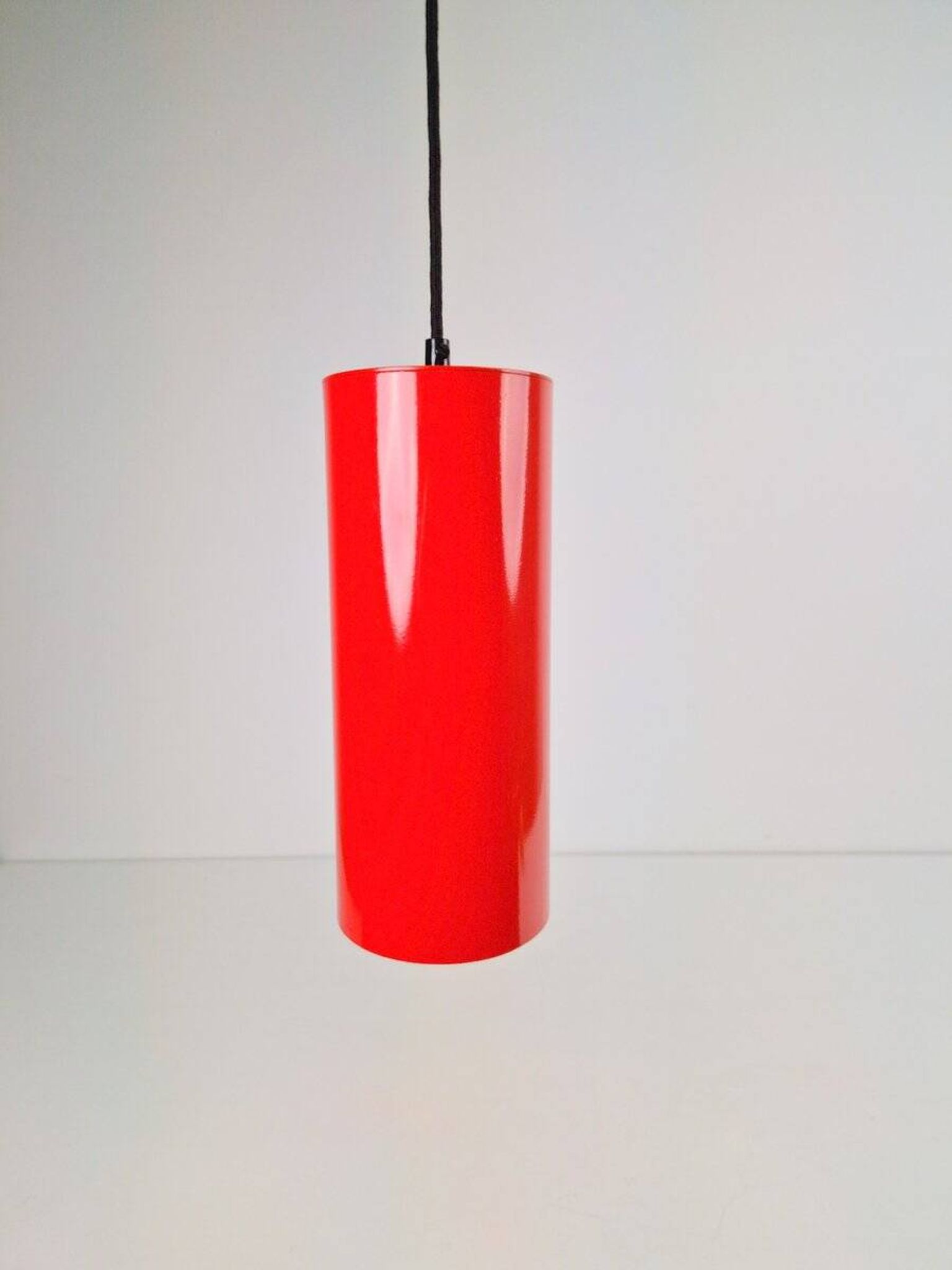 Minimalist Pipeline Pendant Lamps by Ole Pless Jørgensen for Nordic Solar, 1970s, Set of 2