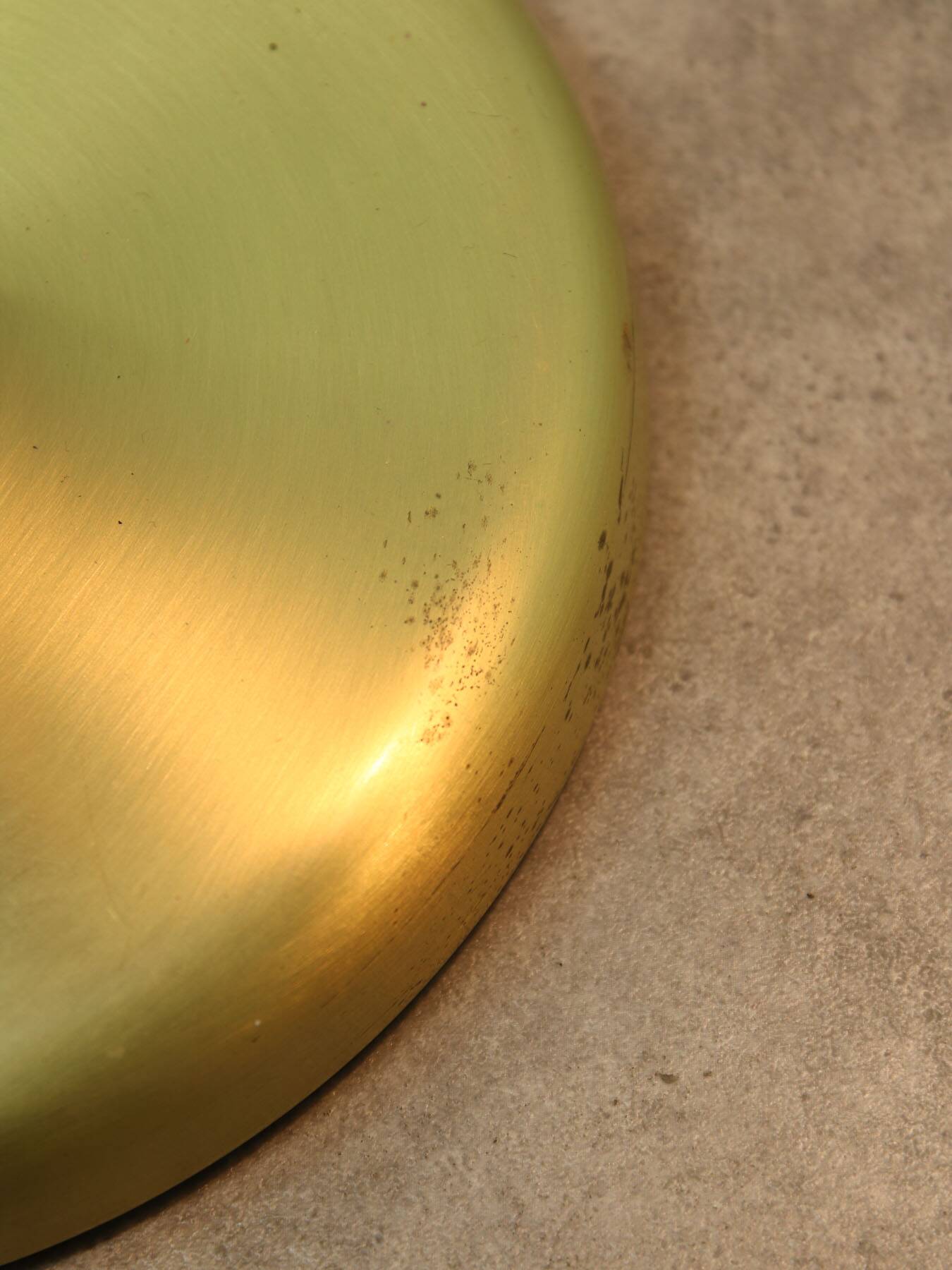 Vintage Italian Brass Gooseneck Table Lamp