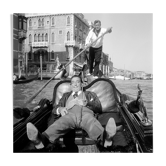 Photography, "Salvador Dali in Venice", 1961 / NB / 15 x 15 cm