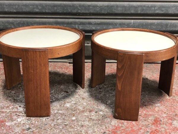 Side tables by Gianfranco Frattini for Cassina 60s