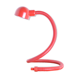 Lamp red 112cm snake articulated flexible reading