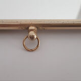 Golden barber mirror