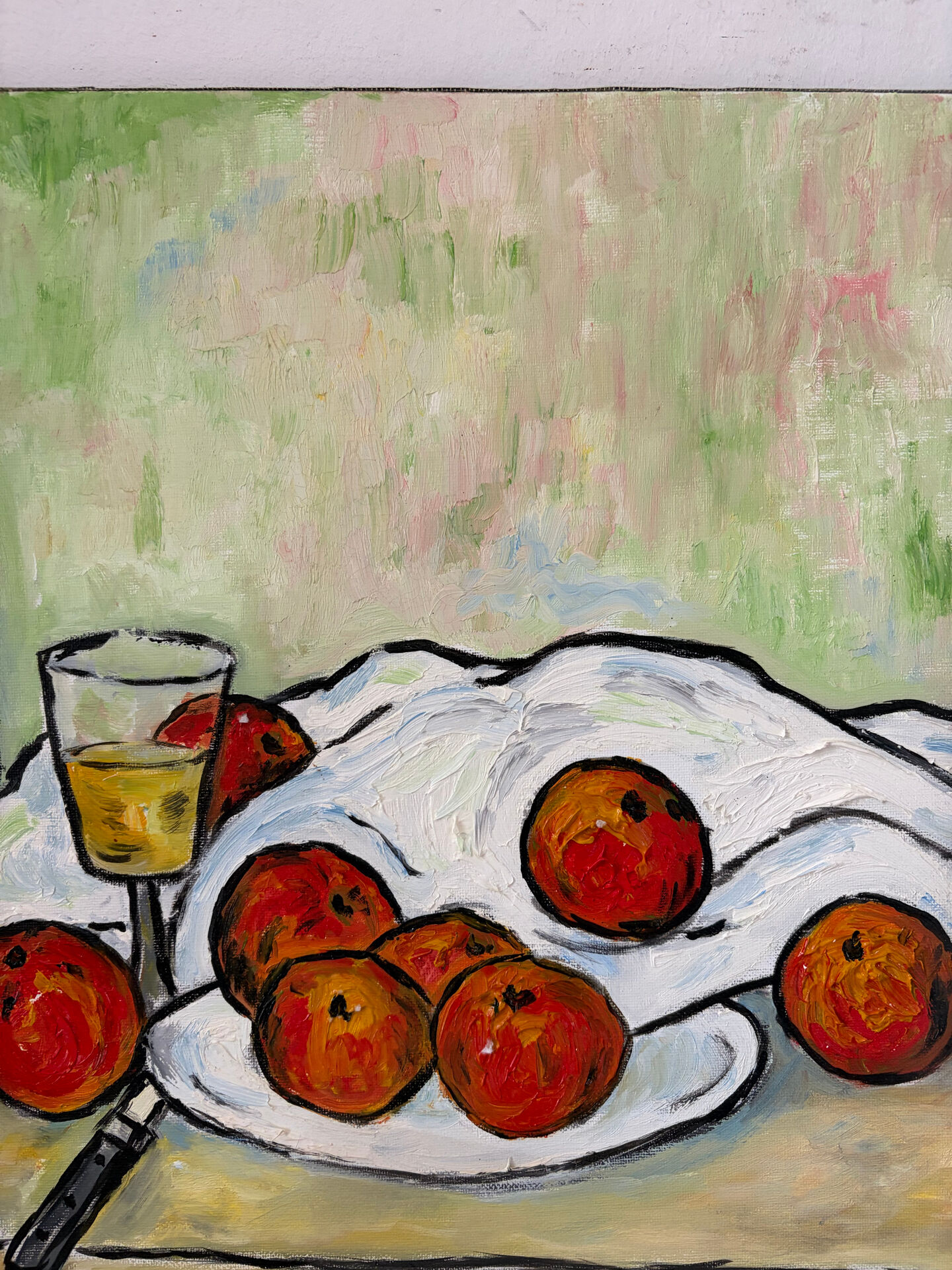 Still life, oil on canvas signed D Leroux.