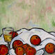 Still life, oil on canvas signed D Leroux.