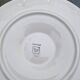Set of 6 oyster plates with shells in white earthenware