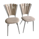 Vintage deconstructured "petals" chairs restored