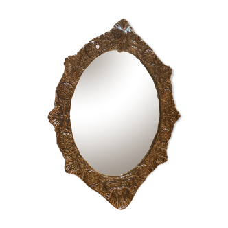 Ceramic mirror 1950s - 90x55cm