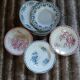 8 antique deep plates in ironstone