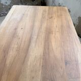 1950s walnut bistro farmhouse table