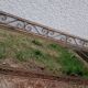 Antique mirror, large dimensions, solid wrought iron, mirror in very good condition.