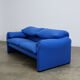 Maralunga sofa blue