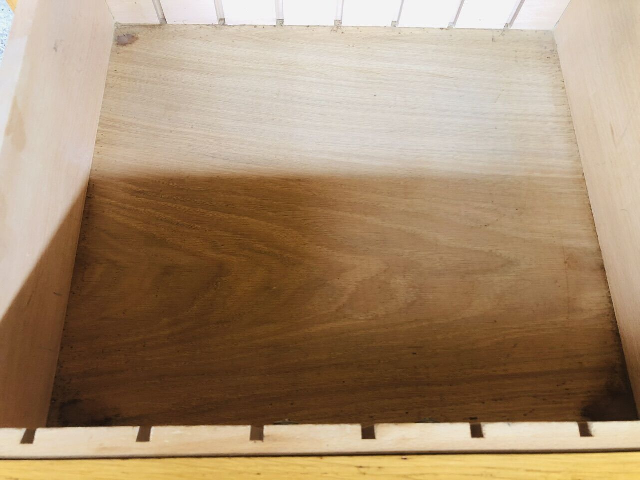 Commode vintage chêne blond Circa 60