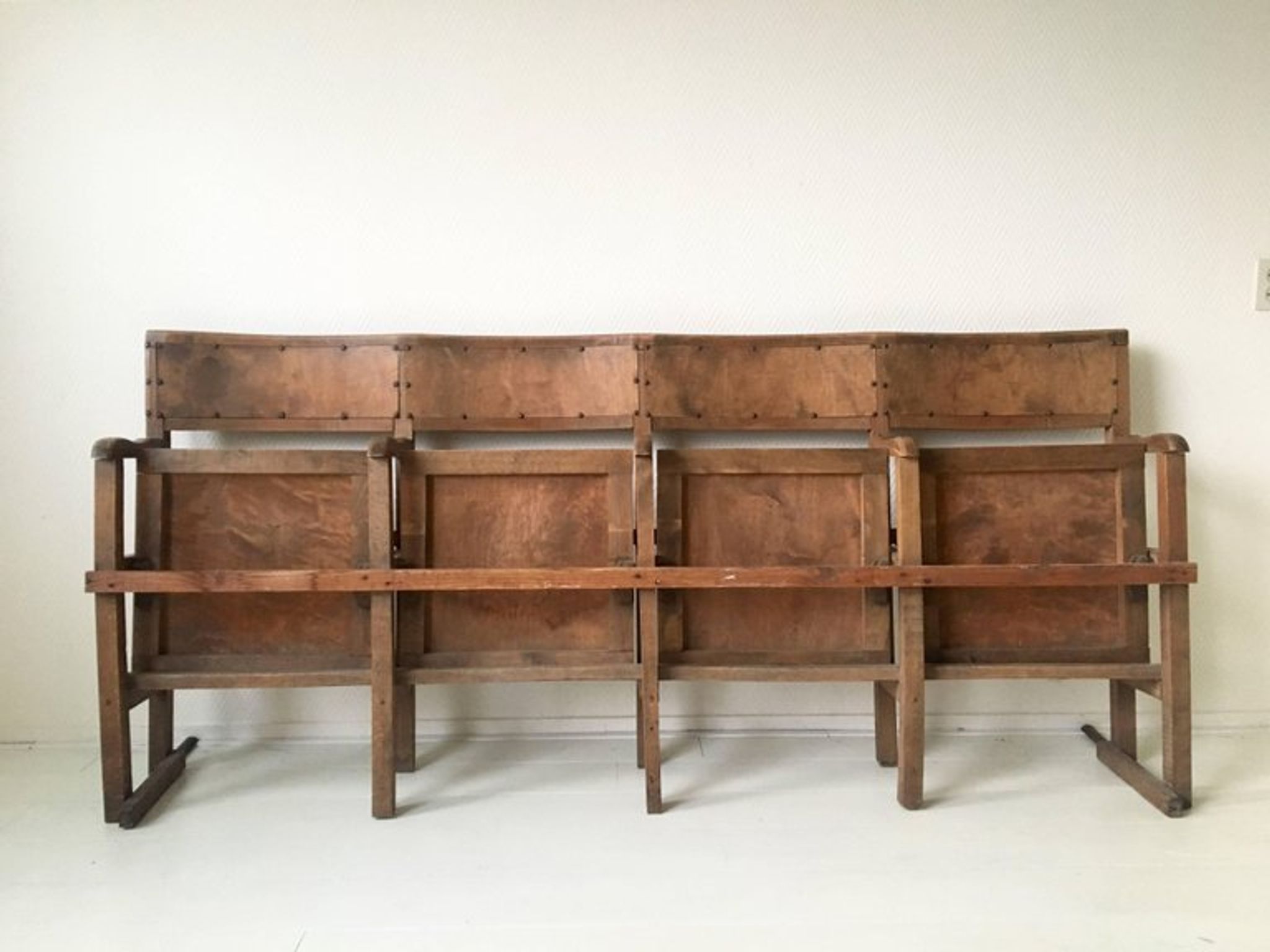 Chairs of foldable and industrial cinema by Luterma Estonia 1940s