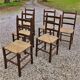 Brutalist mulched chairs series