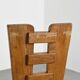 Set of six oak chairs by Henry Jacques Le Même, France circa 1940