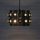 Vintage gold pendant lamp Werner Schou