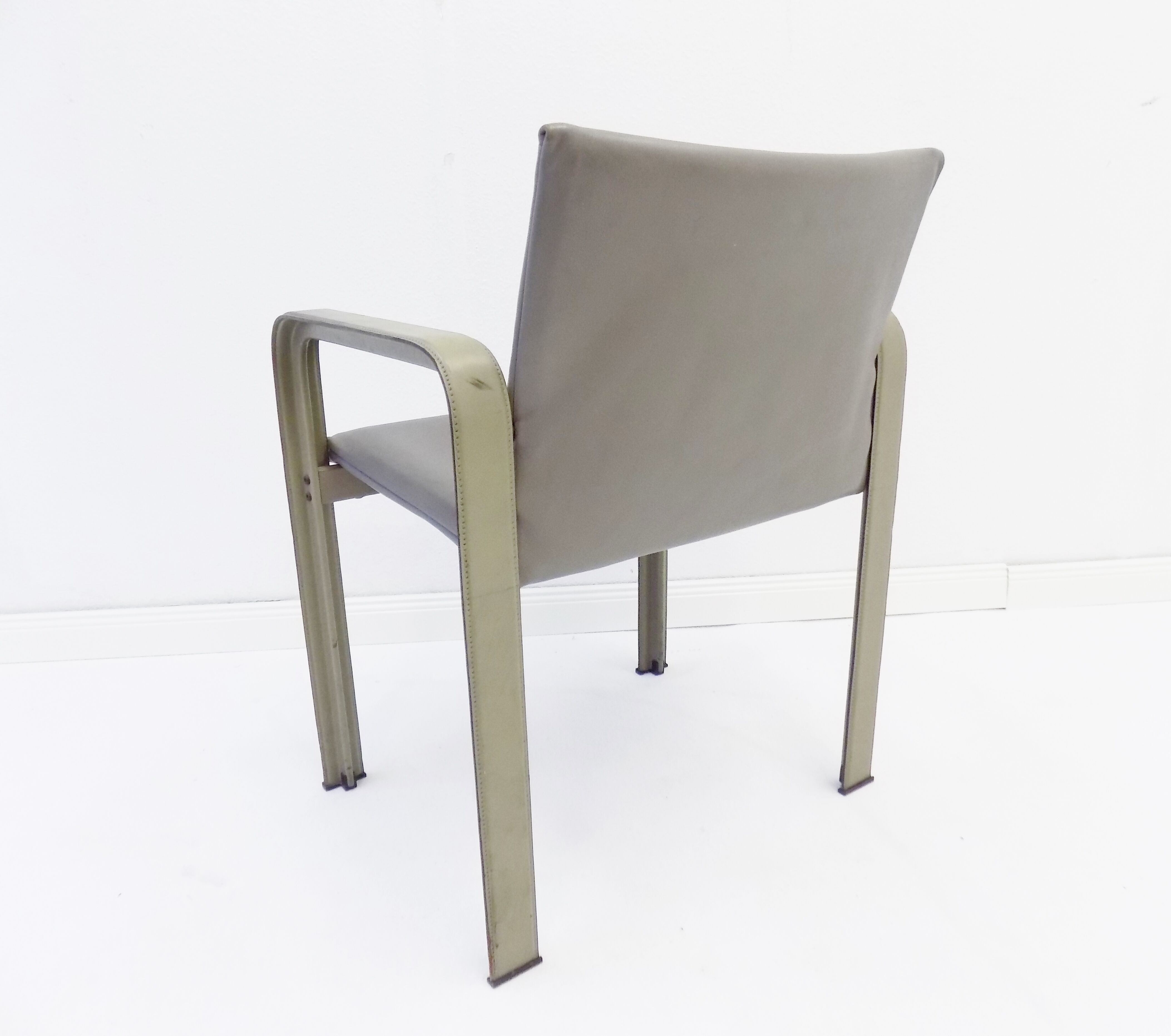 Lot de 2 fauteuils en cuir Matteo Grassi Golfo Dei Poeti
