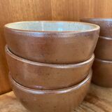 6 stoneware bowls