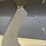 Table basse ou de salle à manger réglable « Helix » de Luciano Campanini, années 1970