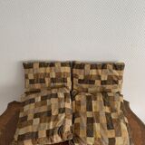 Cousin wool brown tiles