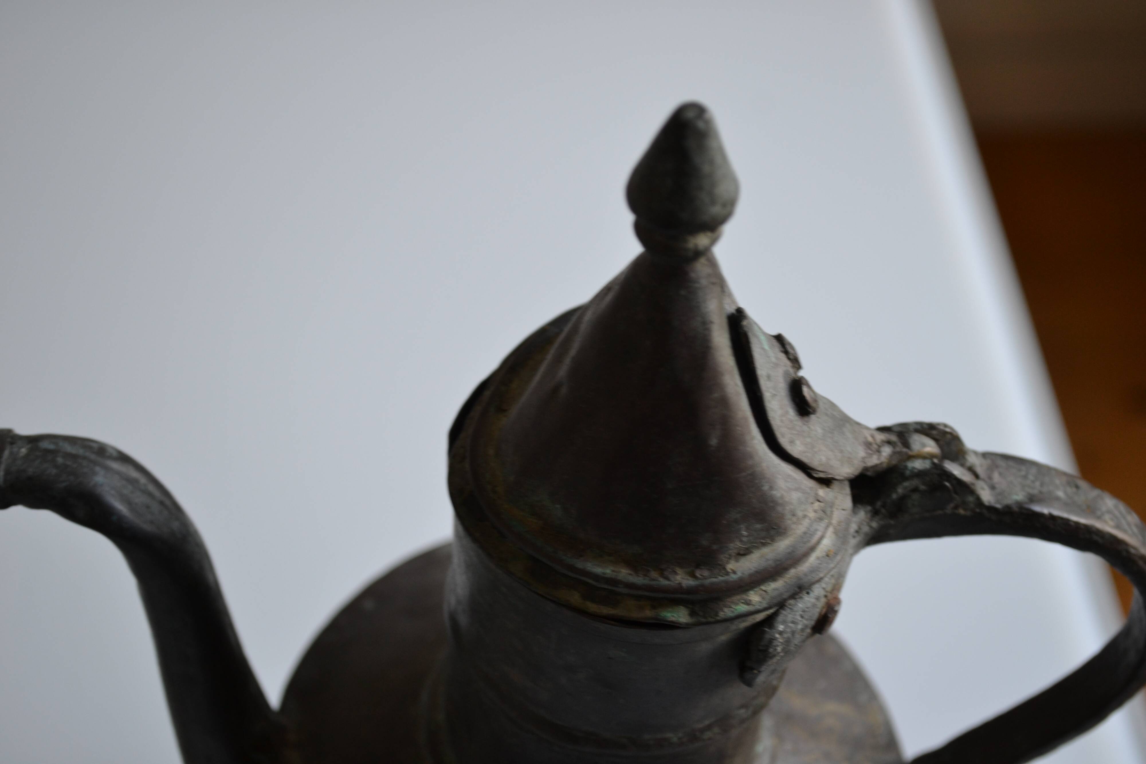 Ottoman copper jug Islamic Art 19th century