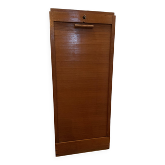 Cabinet classeur tambour rideau coulissant